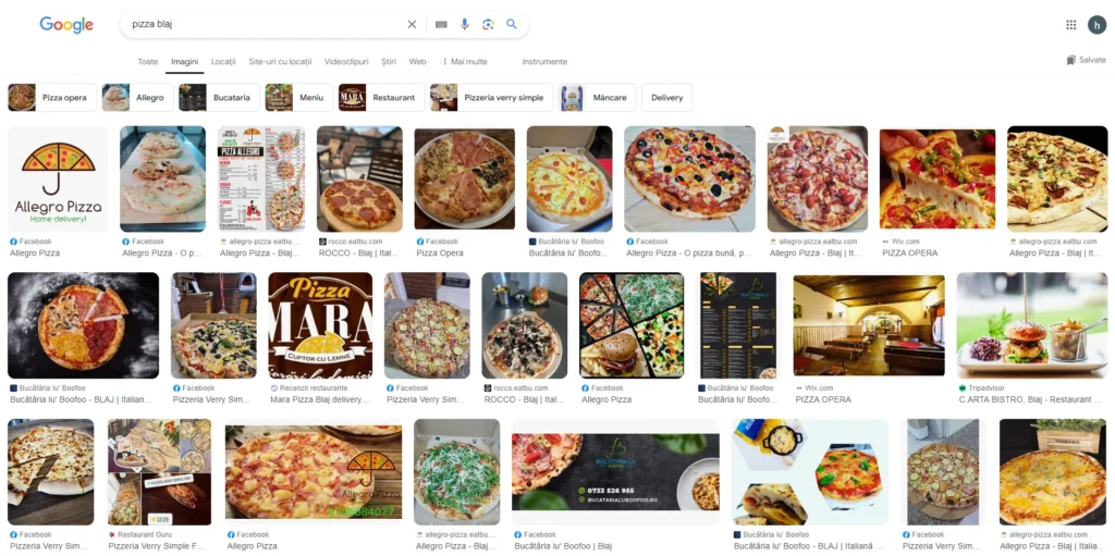 Pizza Blaj - Optimizare SEO HoReCa